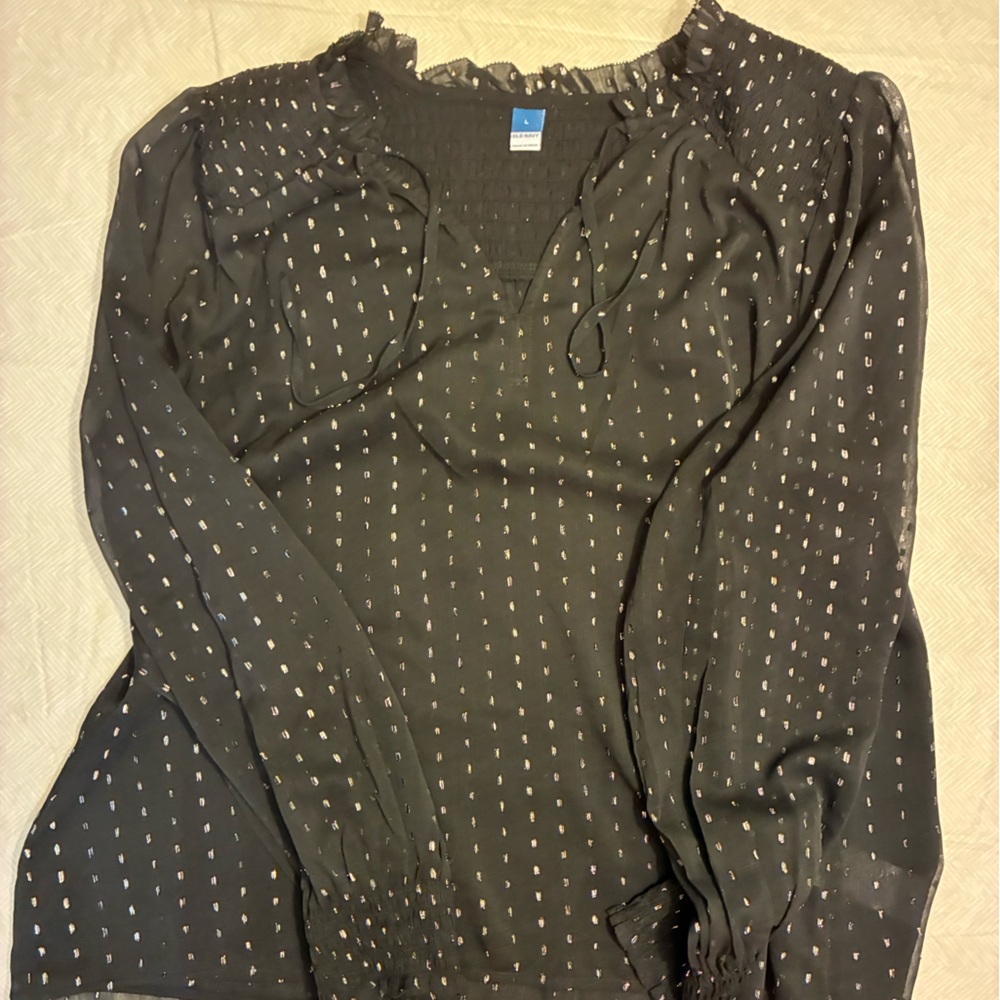 Elegant Black Women's Top